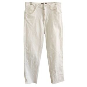 Just USA Carley White Raw Hem Jeans — Size 30 — New with Tags‎